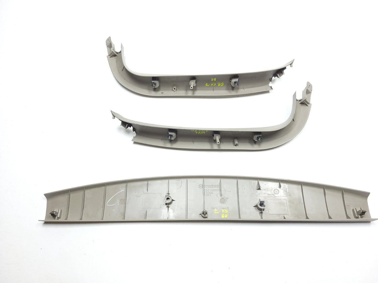 2009 Mazda Cx-7 Liftgate Lower Trim Panel & Bracket 6pcs OEM