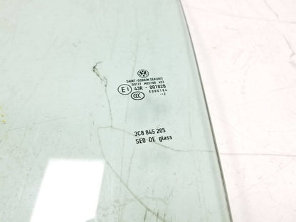 09 - 17 Volkswagen Cc Rear Door Window Glass Driver Side Left OEM