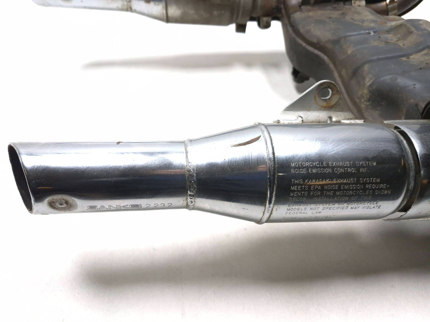 1990 Kawasaki Vn750 Vulcan Exhaust Muffler OEM
