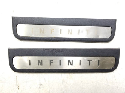 08-13 Infiniti G37 Door Sill Scuff Panel Cover 4pcs OEM Sedan