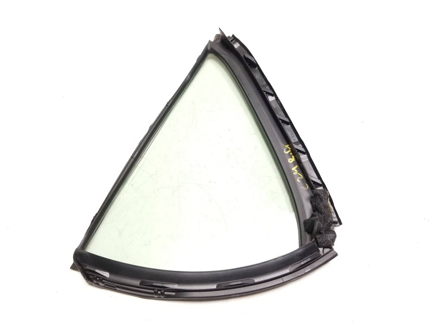 11-17 Lexus CT200h Rear Door Vent Window Glass Driver Side Left OEM