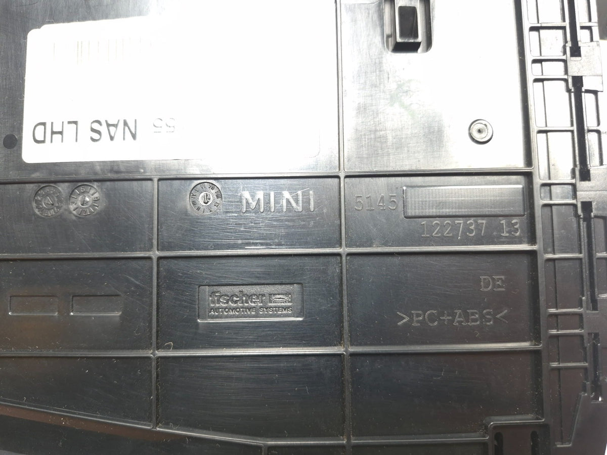 2013 Mini Cooper Upper Dashboard Storage Compartment Passenger Side OEM