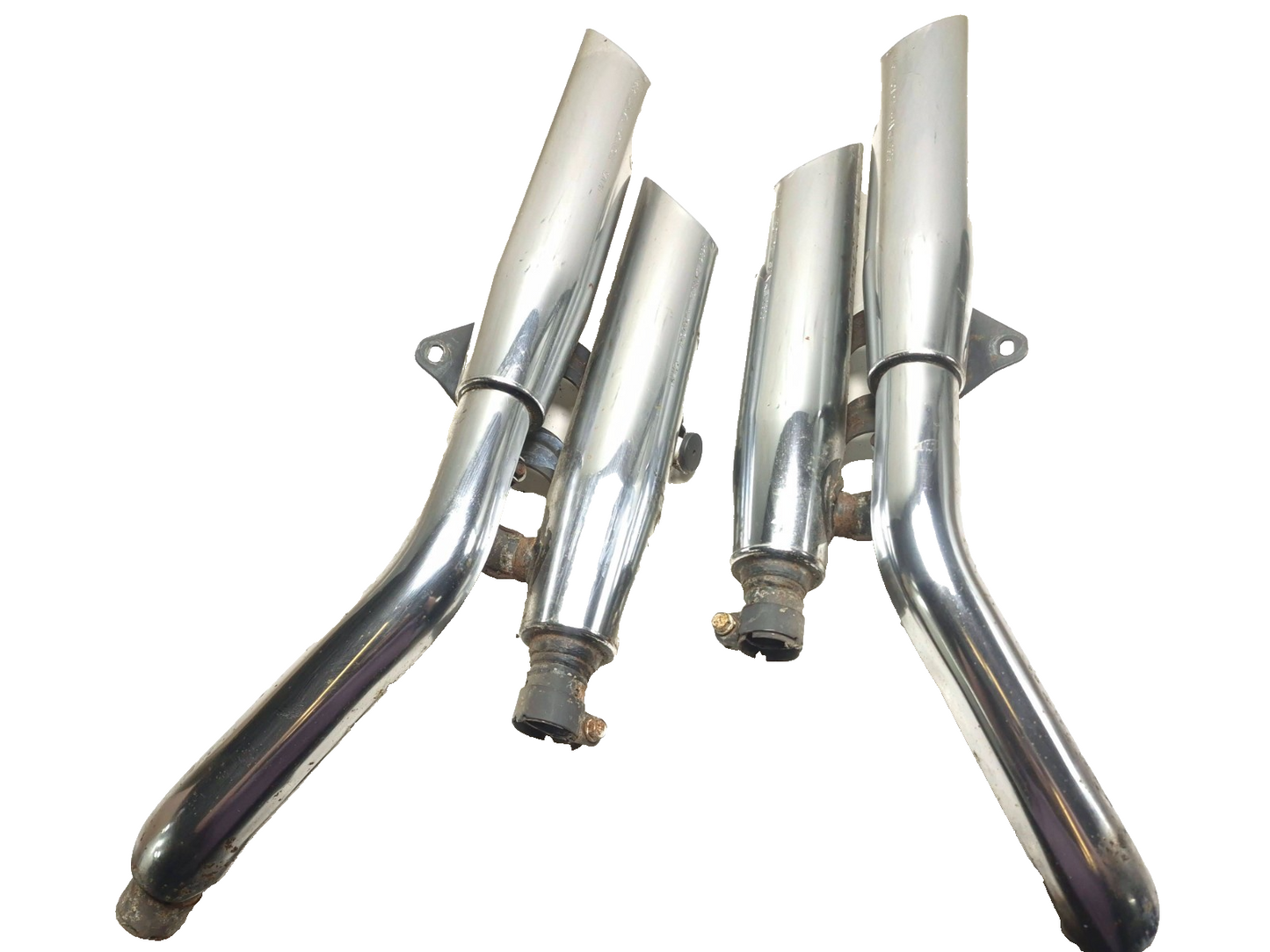 1997 Honda Magna Vf750c Muffler Pair OEM