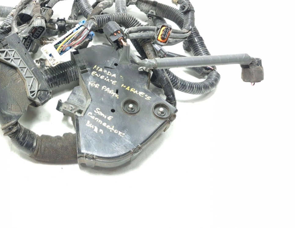 2012 - 2013 Mazda 3 Engine Wiring Harness Bfd2-67-020c *for Parts* OEM