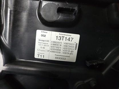 2015-2020 Mercedes C300 W205 Window Regulator Rear Passenger Side Right OEM