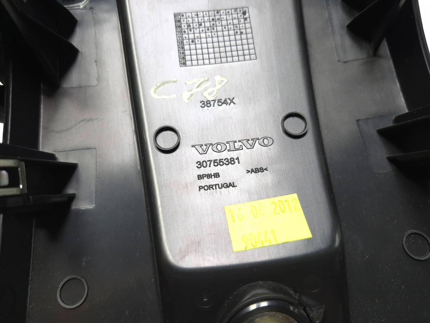 2012 Volvo C30 Center Console Rear Cover 30755381 OEM