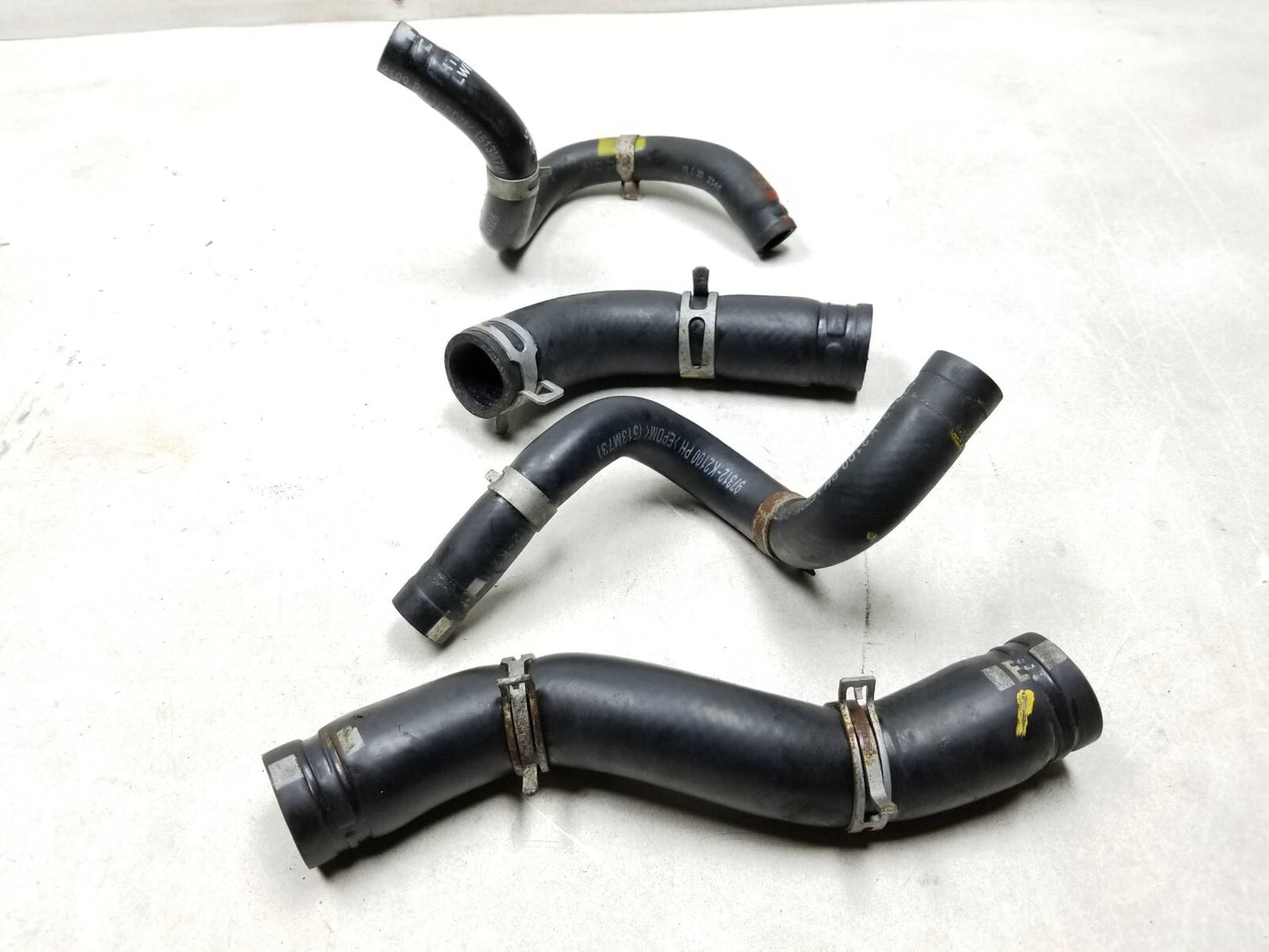 2020 Hyundai Venue Engine Coolant Water Outlet Hose Tube 4pcs OEM