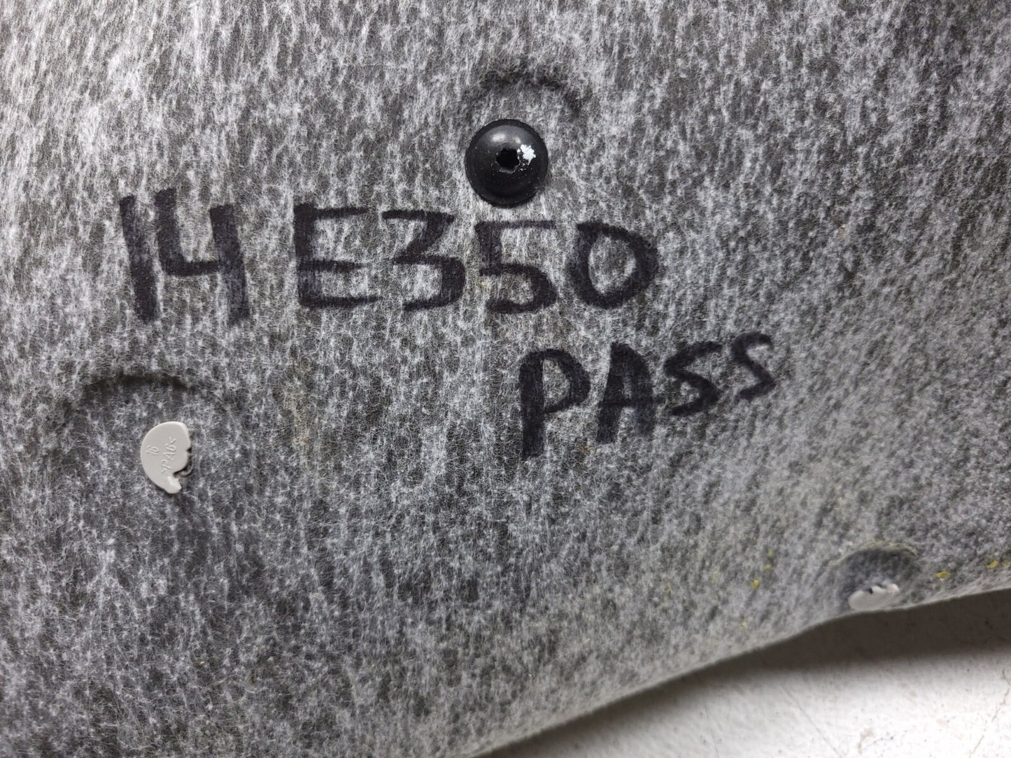 2014 Mercedes E350 Front Passenger Floor Carpet Cover OEM