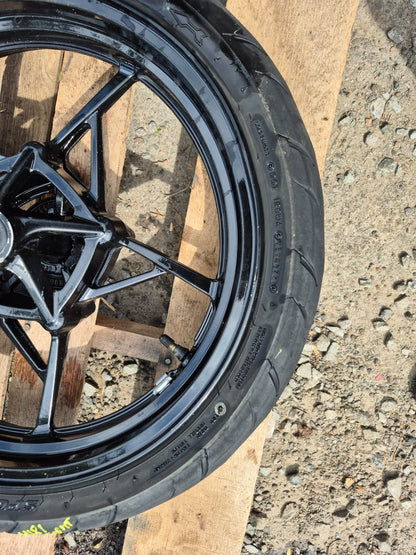 2023 Kawasaki Z400 Er400d Wheel Rim & Tire Front & Rear ** Straight ** OEM