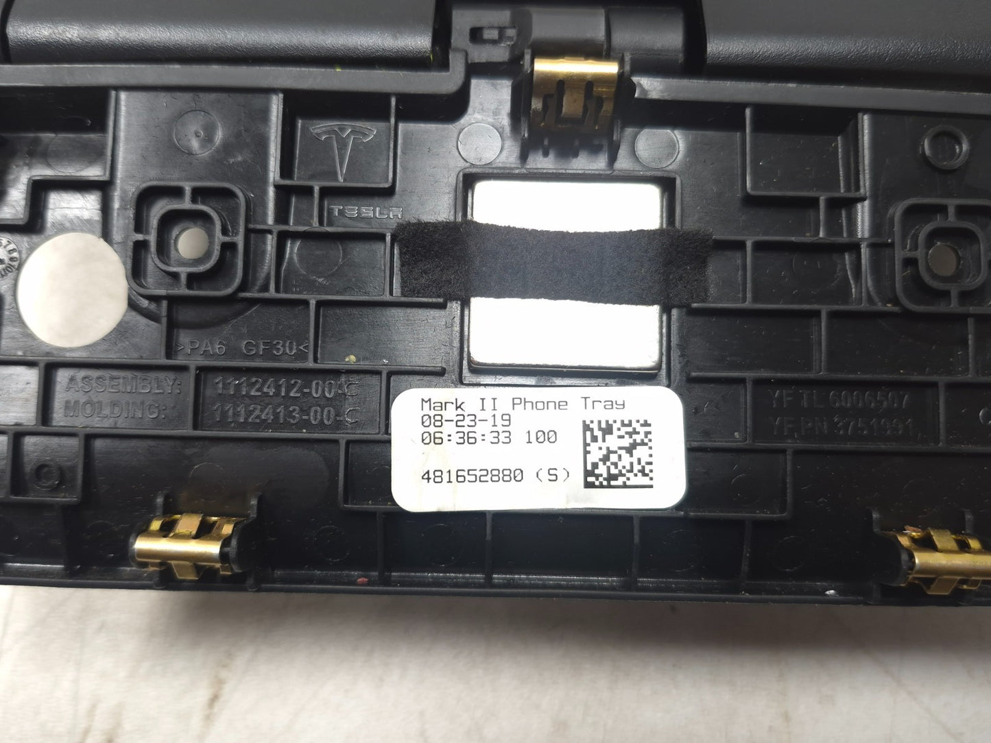 2019 Tesla Model 3 Center Console Phone Dock Tray OEM