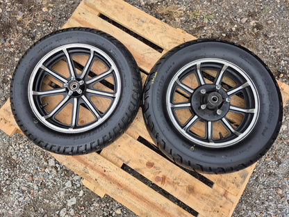 1987 Honda Gl1200i Rear & Front Wheel W/ Tire Pair 15" 16" OEM