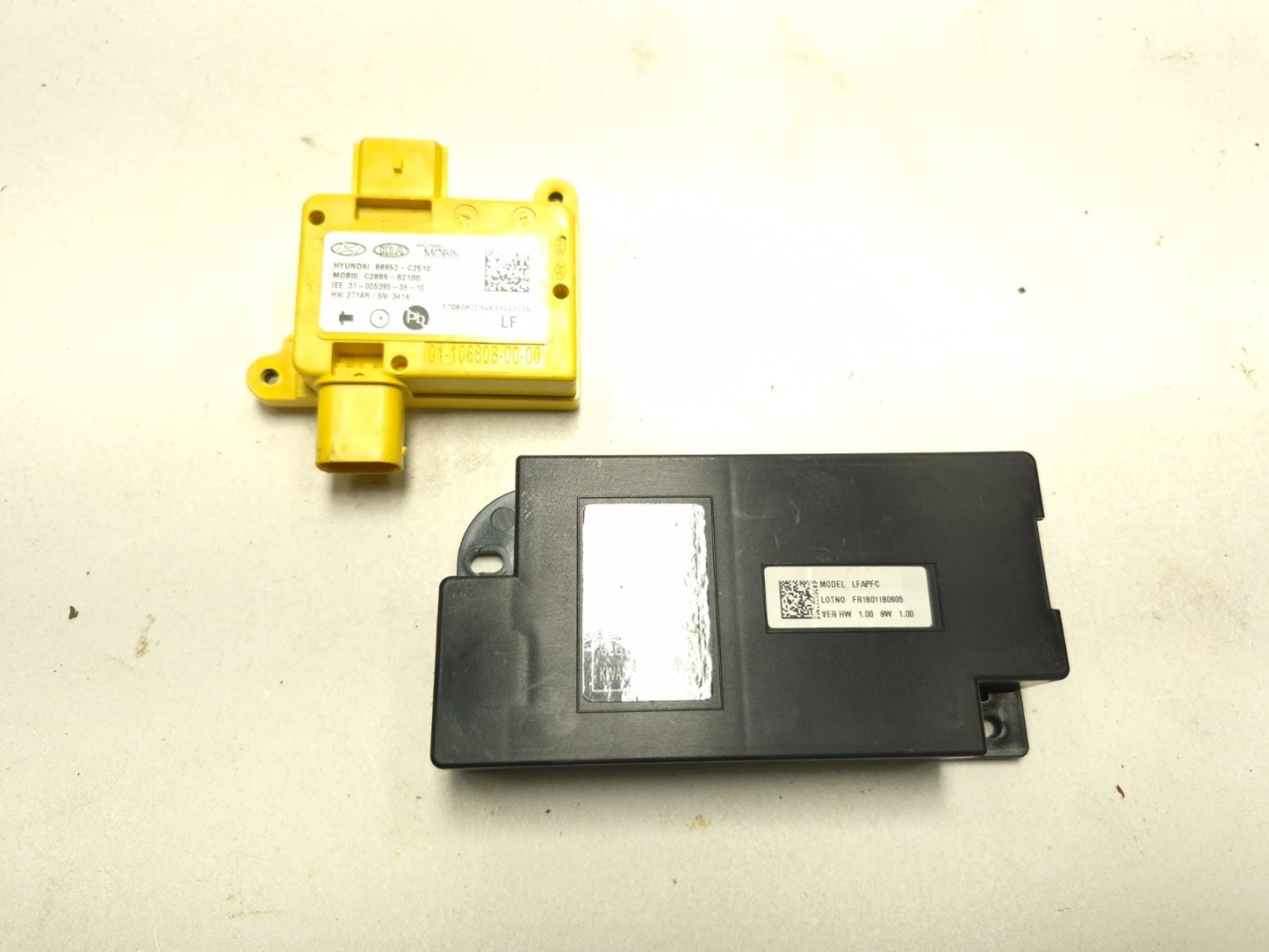 2018 Hyundai Sonata Sport Front Passenger Seat Heater & Occupant Module Pair OEM