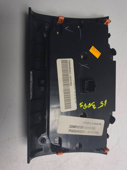 2015 Chrysler 300s AC Heater Control Panel OEM