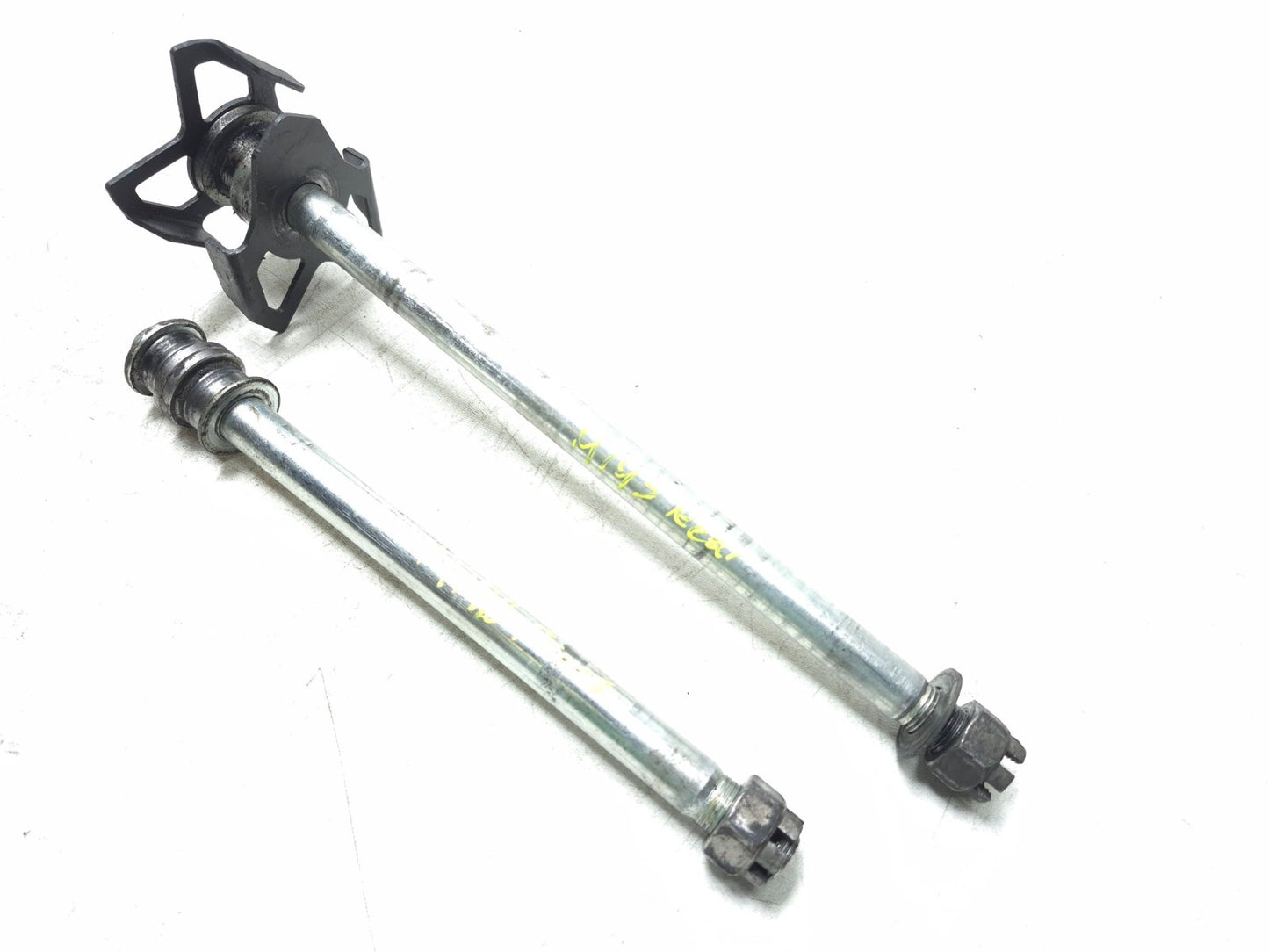 2019 Kawasaki Er400 Z400 Wheel Axle Front & Rear Pair OEM