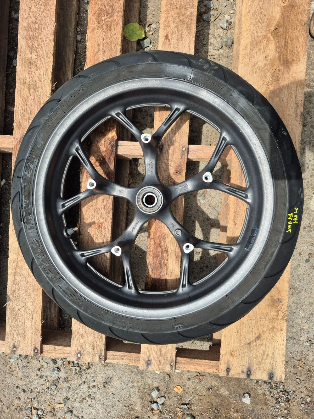 2012 Honda Nc700x Wheel Rim & Tire Front & Rear *straight* OEM