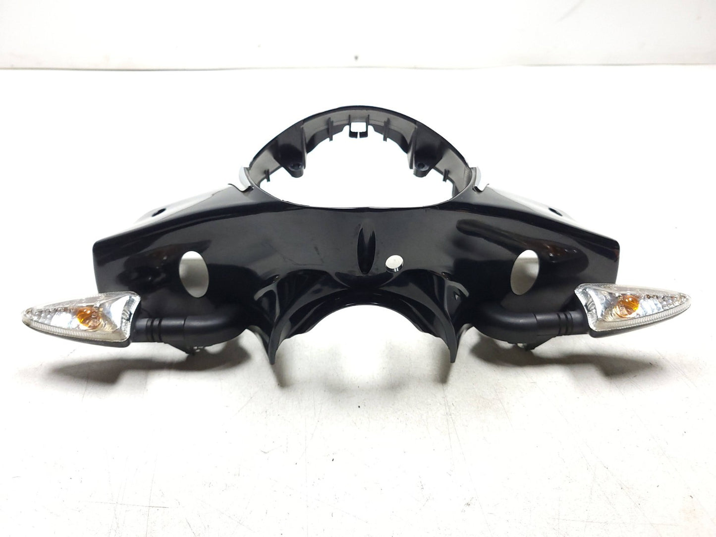 2017 Piaggio Fly Front Handlebar Cover W/ Turn Signal Assy OEM