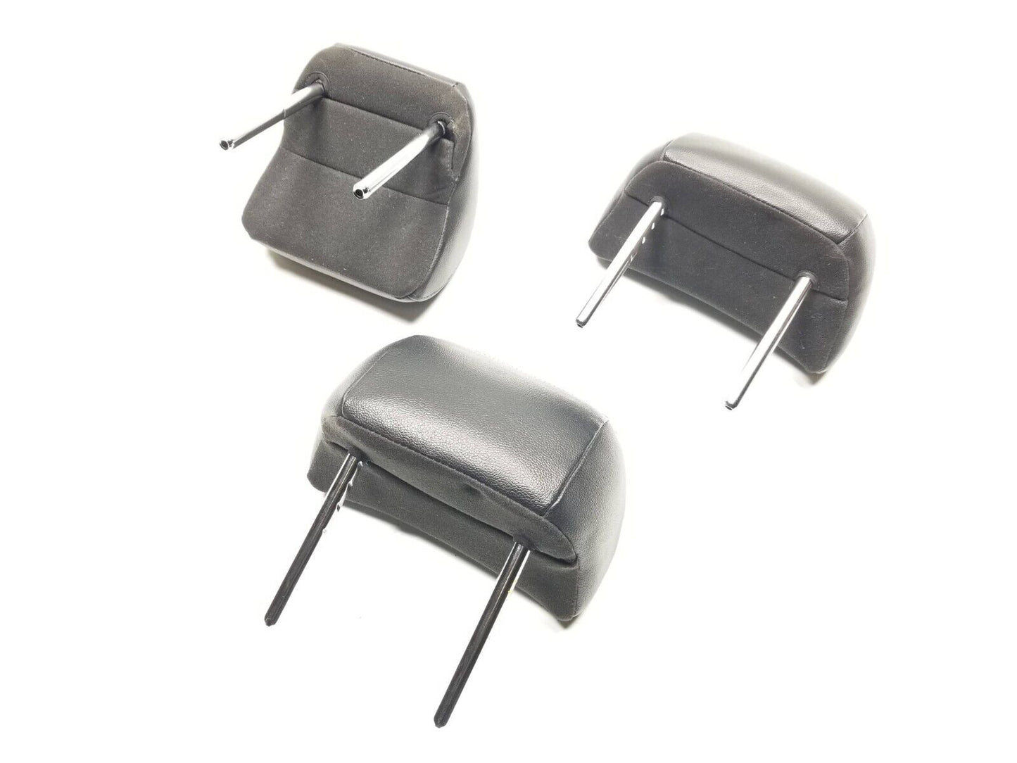 14 15 16 Kia Forte Rear Seat Headrest 3pcs Black Leather OEM 73k Miles