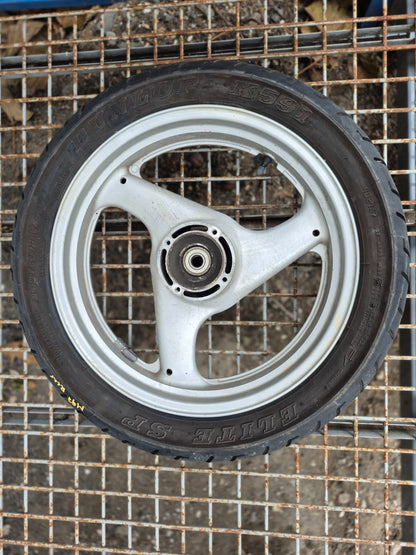 1993 Suzuki Gsx600fp Katana Front & Rear Wheel W/ Tire Pair R 17 OEM