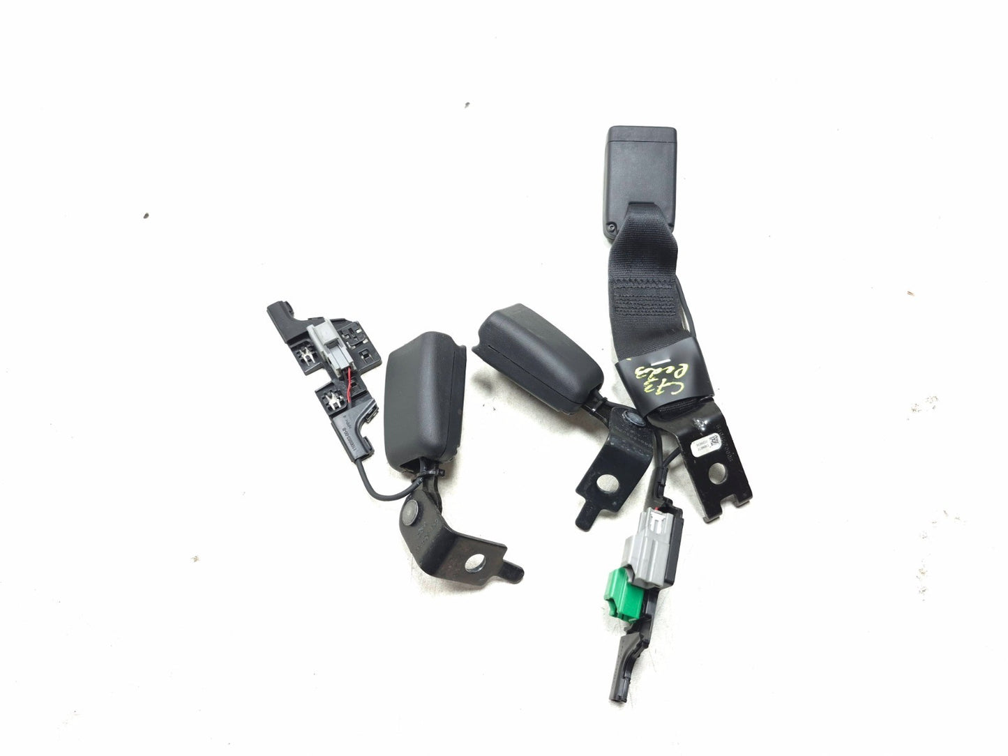 2019 Tesla Model 3 Rear Seat Belt Buckle Latch 3pcs OEM