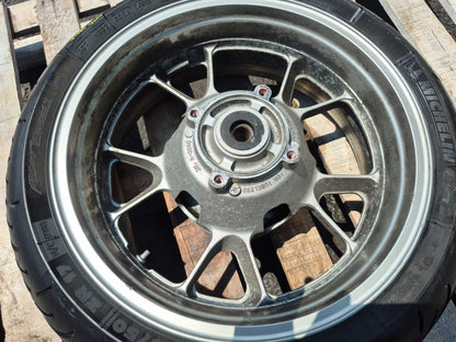 2009 Kawasaki Concours 14 Zg1400 Rear Wheel Rim & Tre OEM