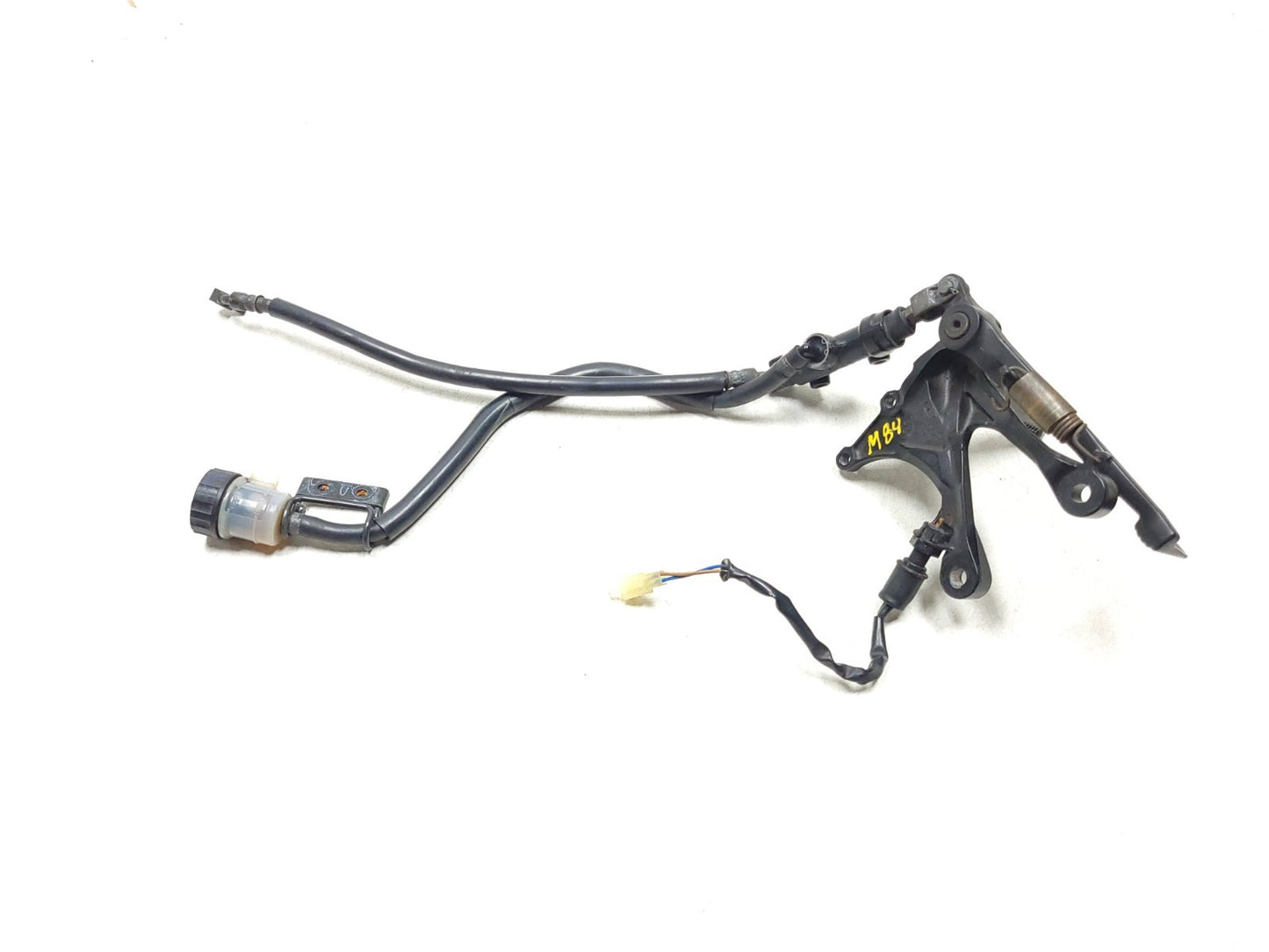 2007 Kawasaki Ninja Zx-6r Zx600  Rear Brake Master Cylinder W/ Footrest Assy OEM