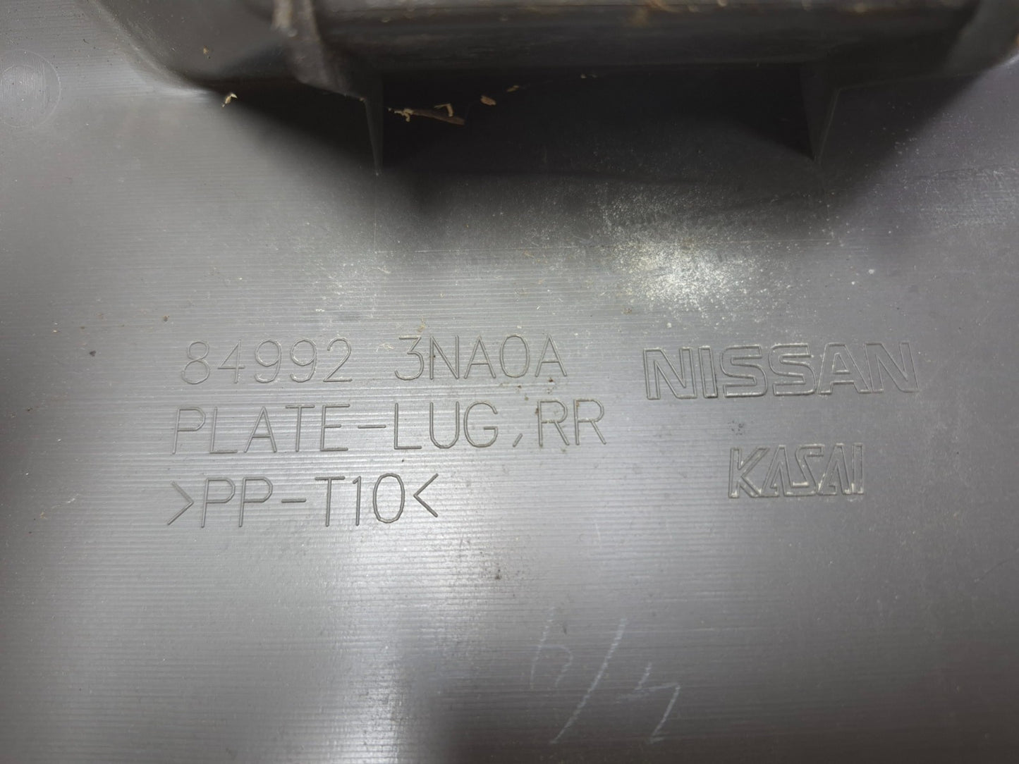 2012 Nissan Leaf Trunk Luggage Scuff Plate Trim Cover OEM