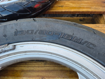 2007 Kawasaki Ninja 250 Ex250 Wheel Rim W/tire Front & Rear Pair OEM