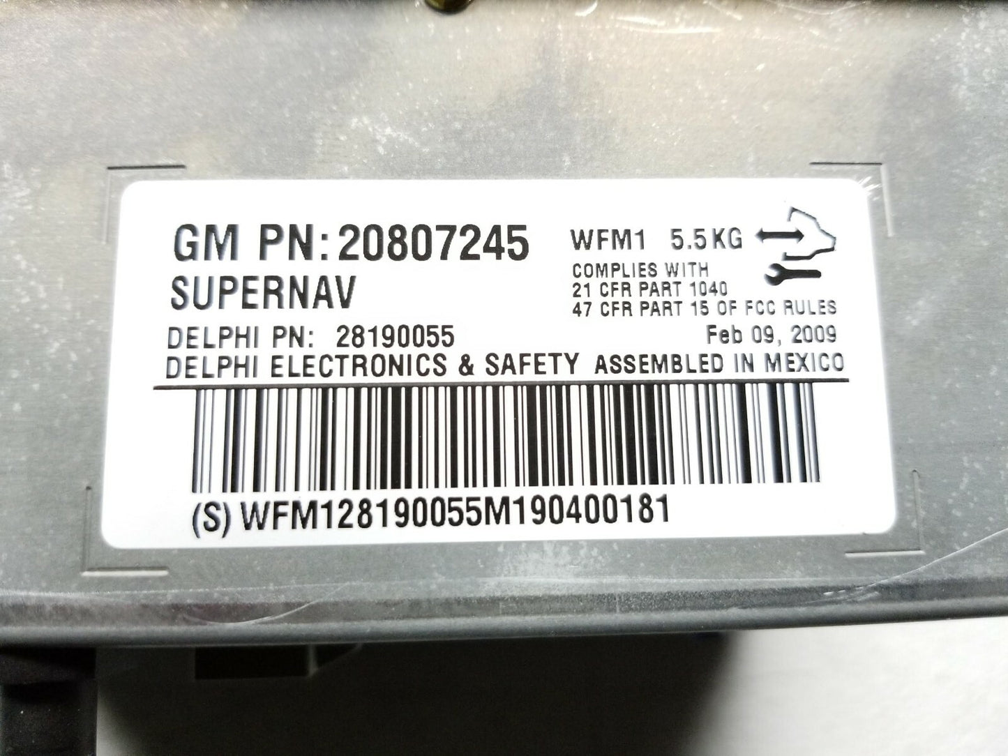 2009 Cadillac Escalade Navigation Radio Screen Gps Touch Receiver 20807245 OEM ✅