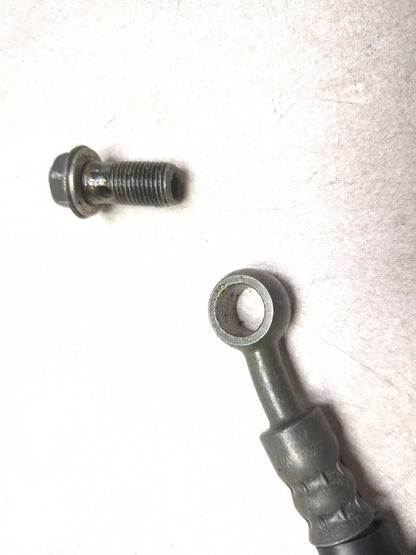 2001 Suzuki Gsx 750f Katana Front Brake Caliper Pair & Brake Hose OEM