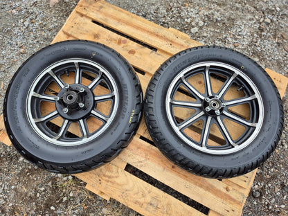 1987 Honda Gl1200i Rear & Front Wheel W/ Tire Pair 15" 16" OEM