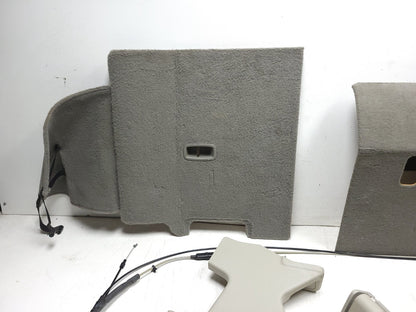 2007 - 2009 Acura Mdx Rear 2nd Row Seat Trim & Floor Panel Set OEM