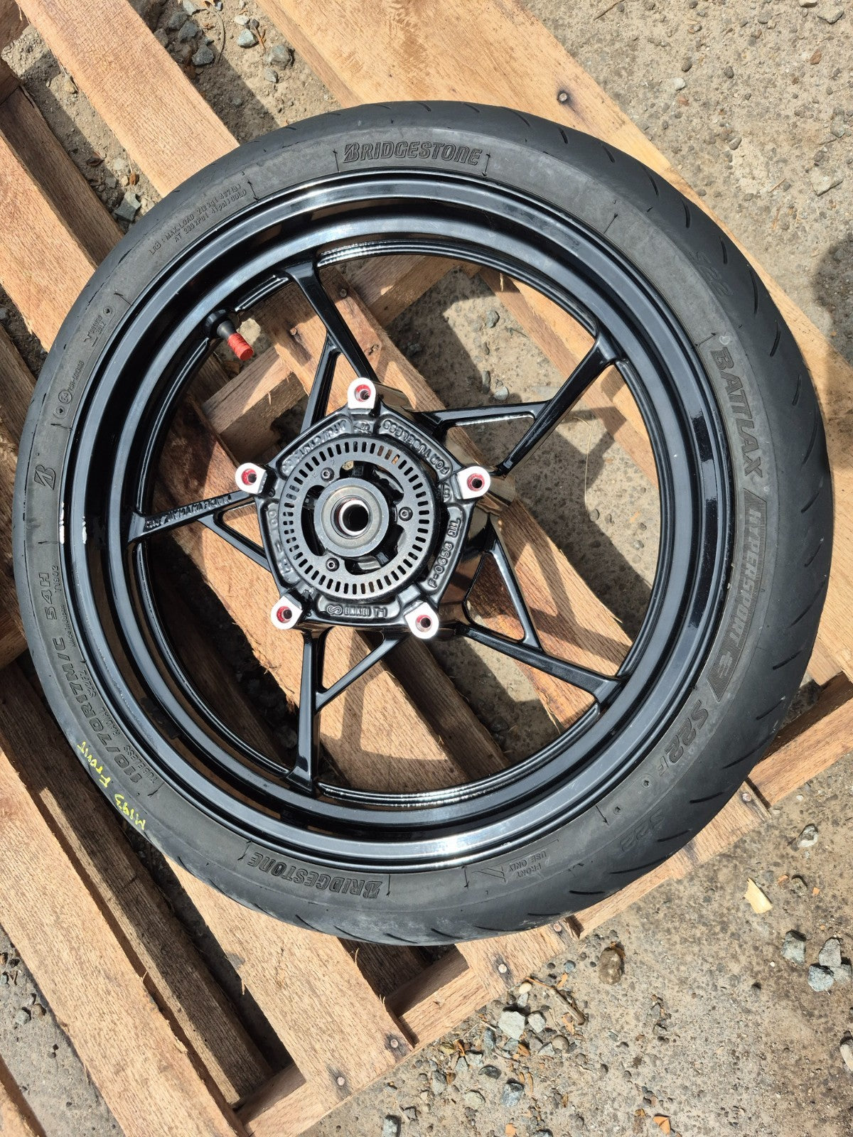 2019 Kawasaki Z400 Er400d Wheel Rim & Tire Front & Rear *straight* OEM