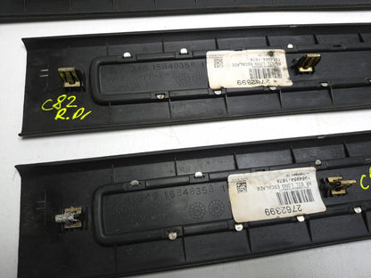 2013 Cadillac Escalade Esv Platinum Door Sill Plate Front & Rear 4 Pcs OEM