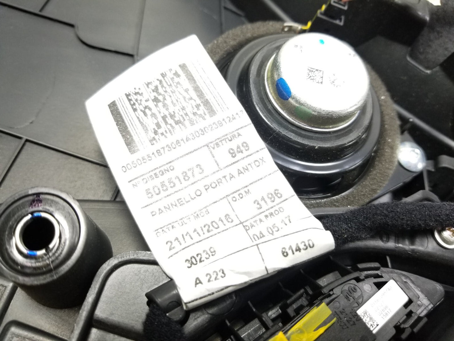 2017 - 2023 Alfa Romeo Stelvio Door Panel Trim Front Passenger Side Right OEM