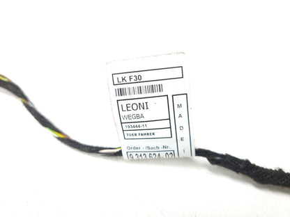 12-18 BMW 330xi F30 Door Wire Harness Front Driver Side Left OEM ✅ 76k