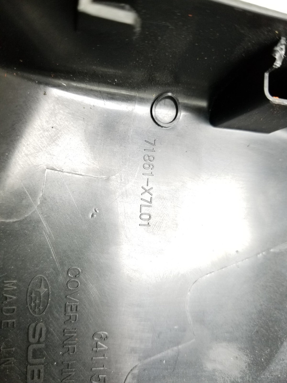 2013-2016 Scion Fr-s  Front Passenger Seat Side Trim W/ Guide Sleeve & Knob OEM