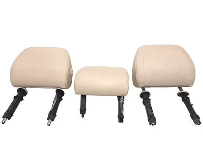 2017 Jaguar Xe Rear Seat Headrest Left & Center & Right OEM
