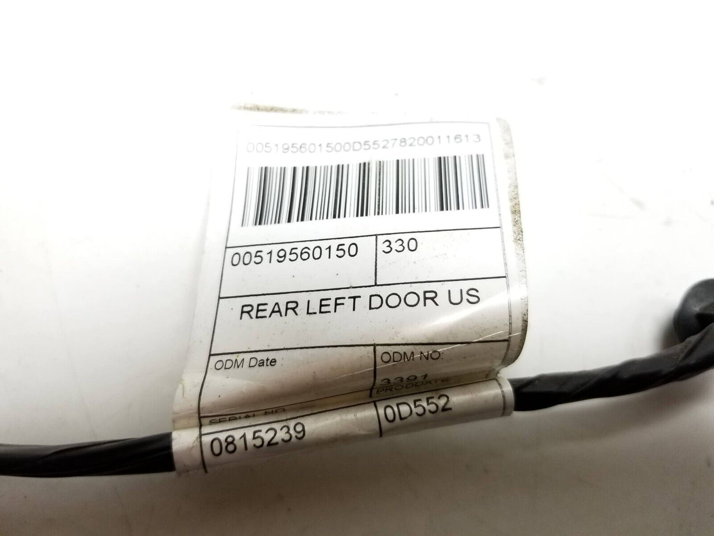 14-17 Fiat 500l Door Wire Harness Rear Driver Left Side 519560150 OEM