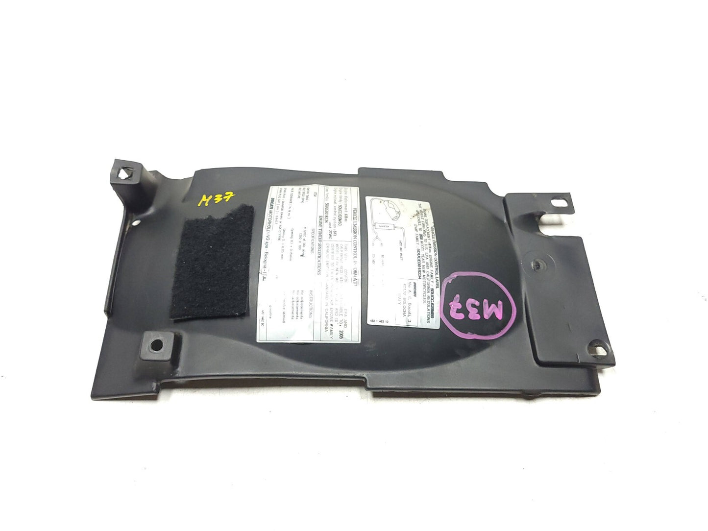 02-06 Ducati Monster M600 620 Rear Inner Tail Mud Guard Cover 56510172a OEM