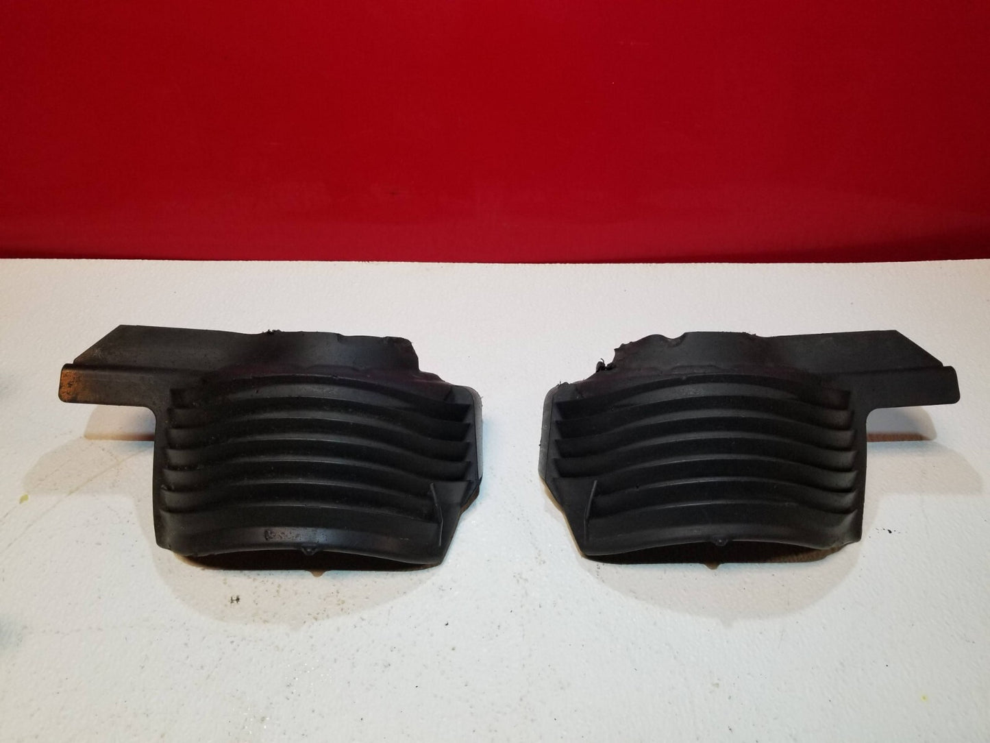 12 13 14 15 Audi A6 Rear Shock Absorber Strut Stone Guard Shield 2pcs OEM