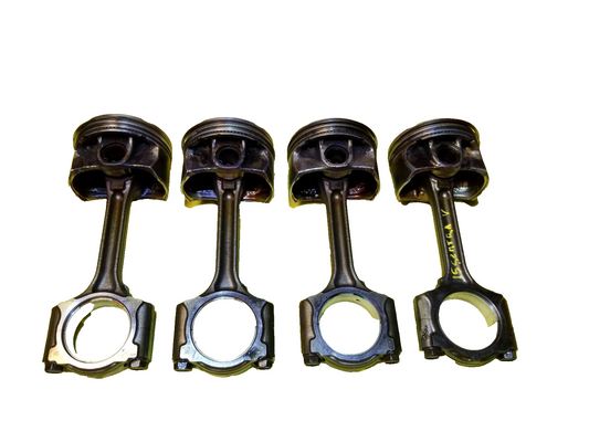 2015 Nissan Sentra Piston W/ Connecting Rod 4pcs 1.8l OEM