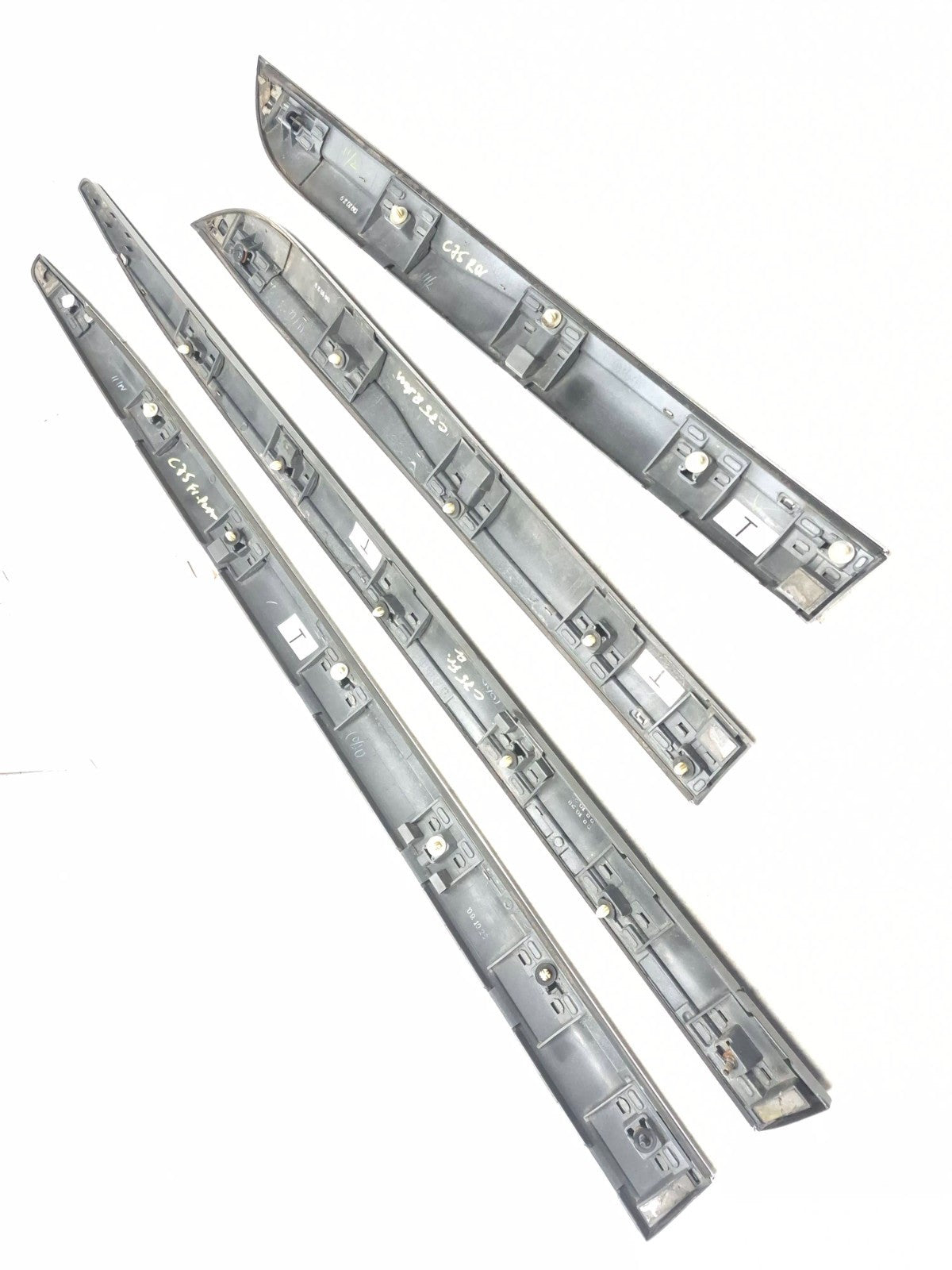 2010 Lexus Hs250h Door Lower Molding Front & Rear 4pcs OEM