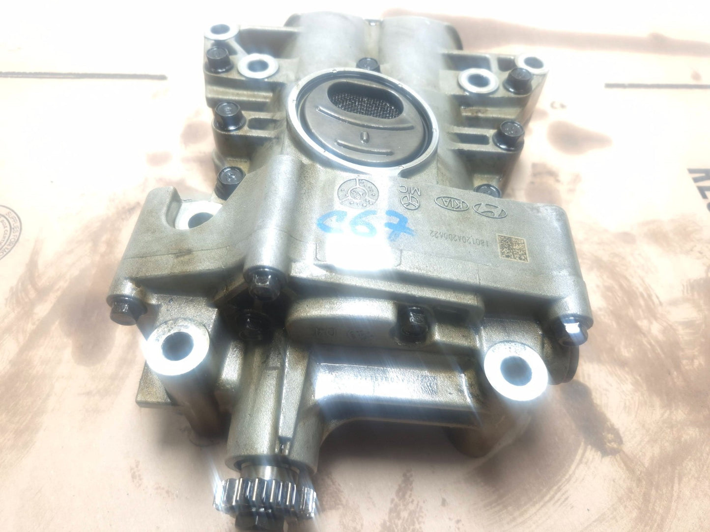 2018 Hyundai Sonata 2.4l Engine Oil Pump W/ Balance Shaft Assy OEM
