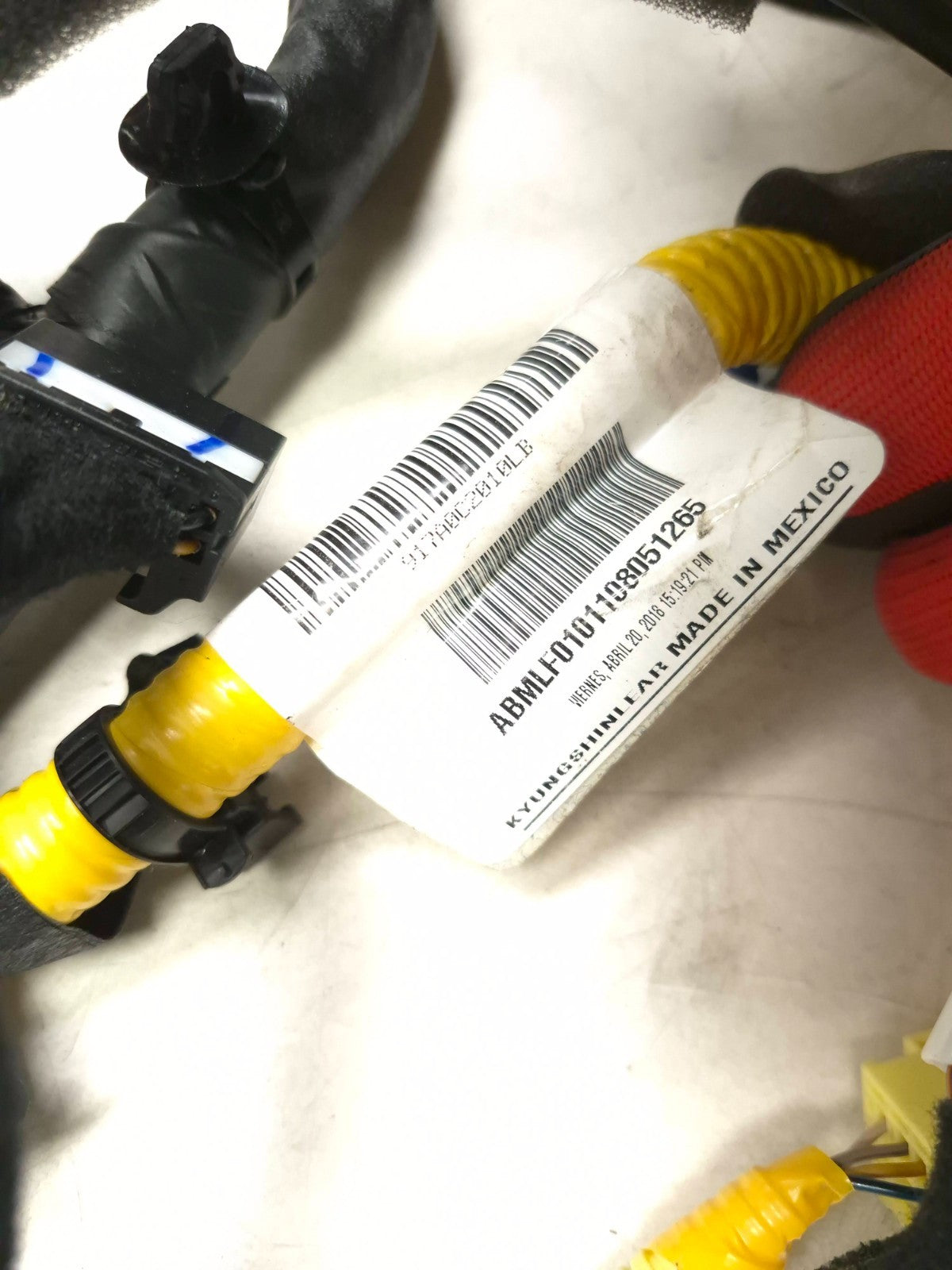 2018 Hyundai Sonata Dash Dashboard Wire Harness 2.4l OEM