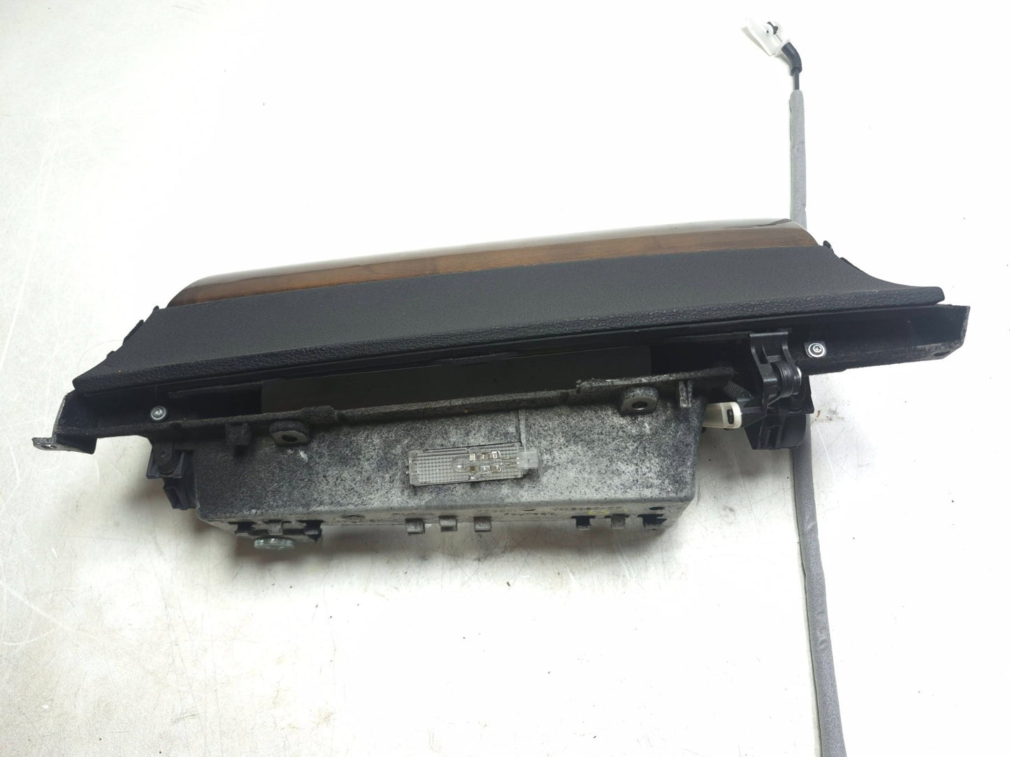 2008 BMW BMW X6 E71  Interior Glove Box Assembly Black Bamboo Wood OEM