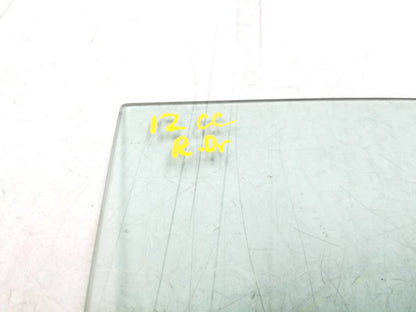 2012 Volkswagen Cc Rear Door Window Glass Driver Side Left OEM