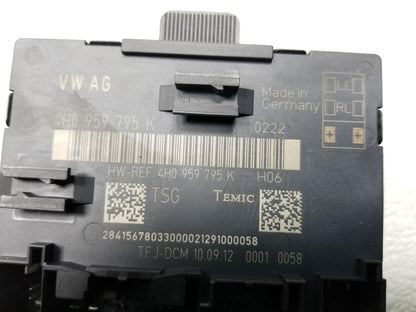2013 Porsche Cayenne Door Control Module Rear Driver Side Left OEM