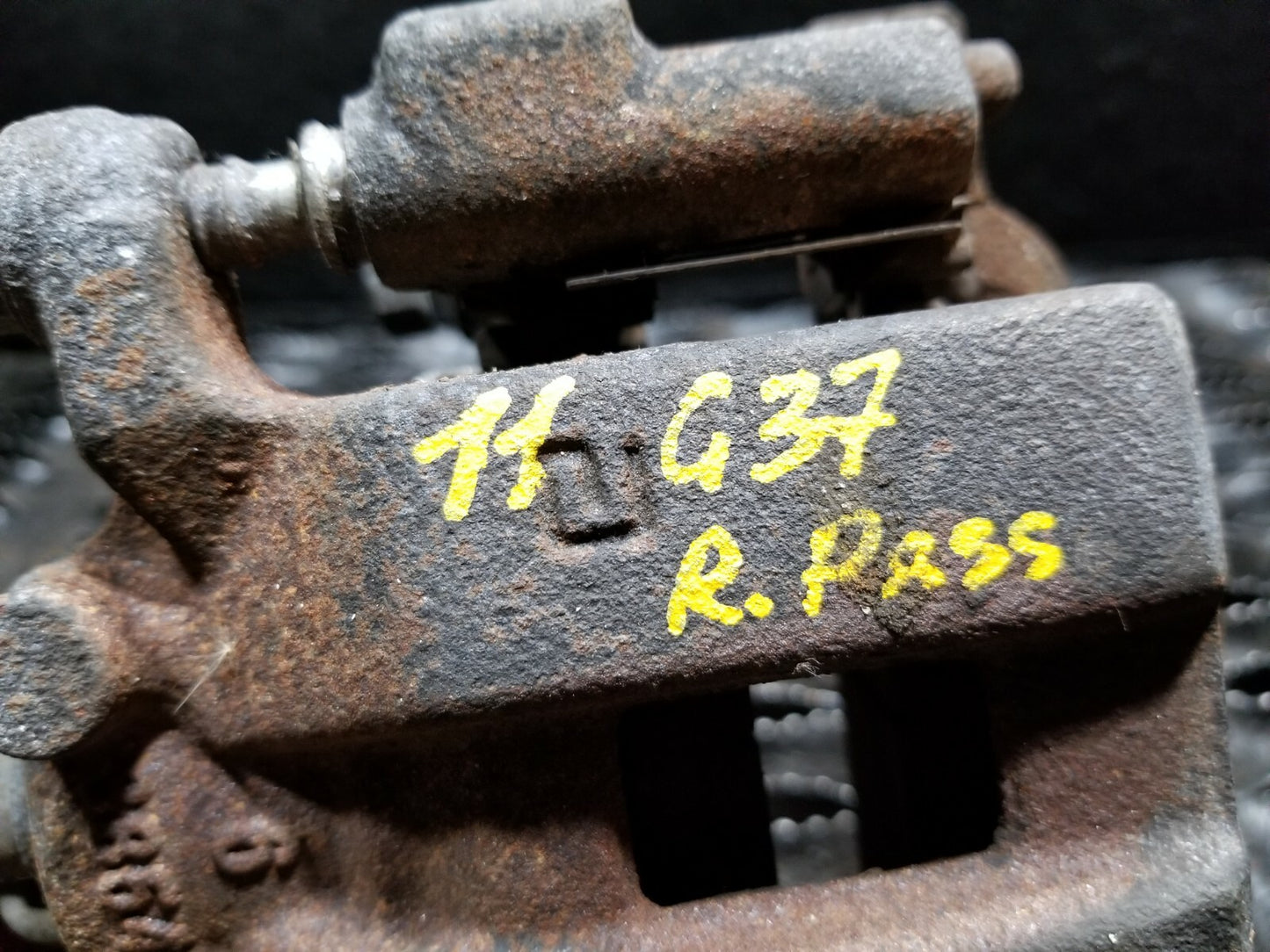 2011 Infiniti G37 Rear Passenger Brake Caliper OEM