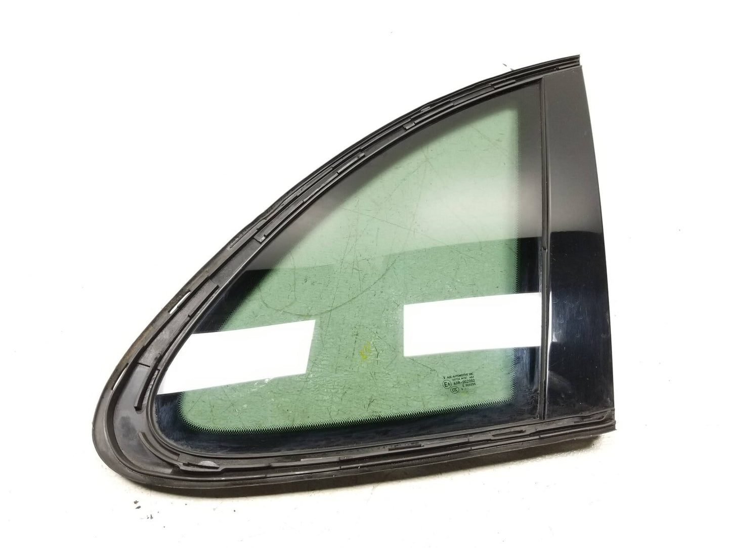 2013 Porsche Cayenne Quarter Vent Glass Rear Passenger Side Right OEM