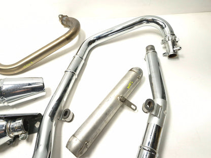 2022 Royal Enfield Int650 Exhaust Header Pipe Muffler & Heat Shield Lh & Rh OEM